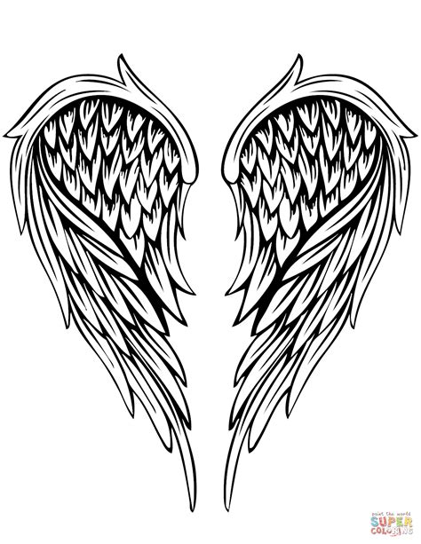 free printable angel wings.